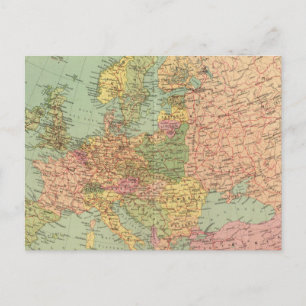 1314 Political Europe Postcard