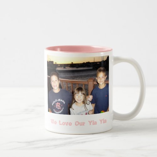 131 We Love Our Yia Yia Two_Tone Coffee Mug