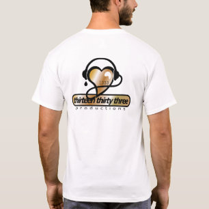 1333 Productions Logo Front/Back Design T-Shirt