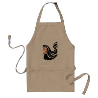 13386 BEAUTY SALON HAIRSTYLIST FASHION WOMAN LOGO ADULT APRON