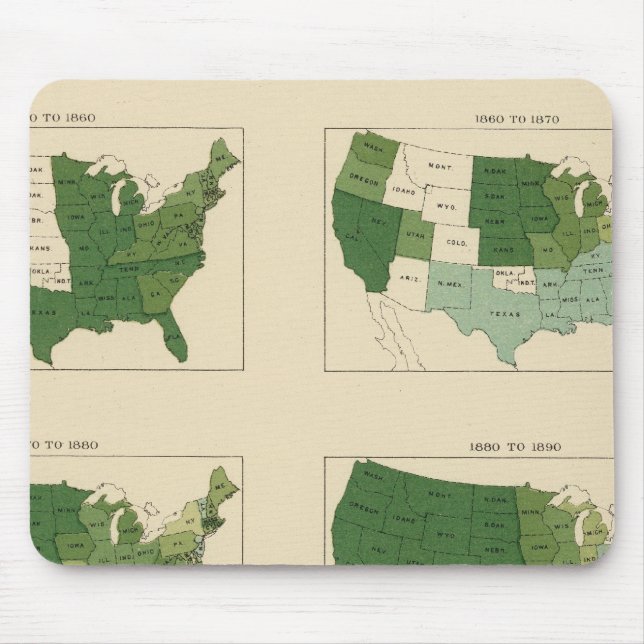133 Increase value of farms 1850-1900 Mouse Pad (Front)
