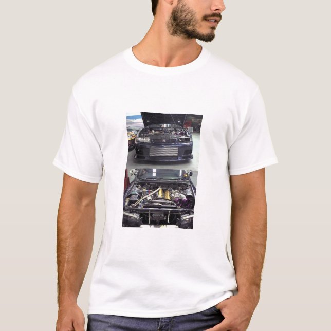 1350 Hp Nissan Skyline R33 T-Shirt (Front)