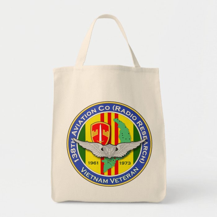 138th Avn Co RR 2b   ASA Vietnam Canvas Bags