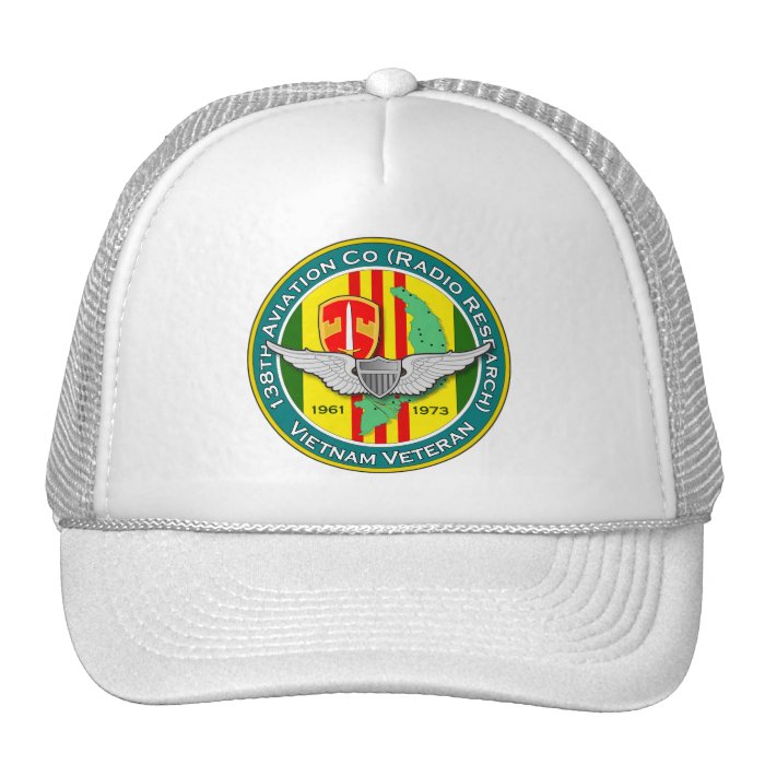 138th Avn Co RR 3   ASA Vietnam Trucker Hats