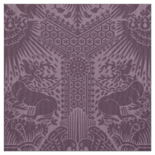 1390 Damask with Deer and Hawks Fabric