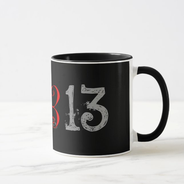 13, 13, 13 MUG (Right)