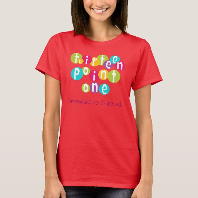 13.1 Customized T-shirts (Front)