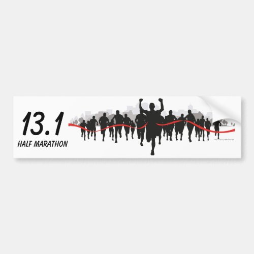 131 Half Marathon Bumper Sticker