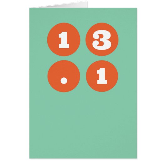 13.1 Half Marathon Cards (Front)
