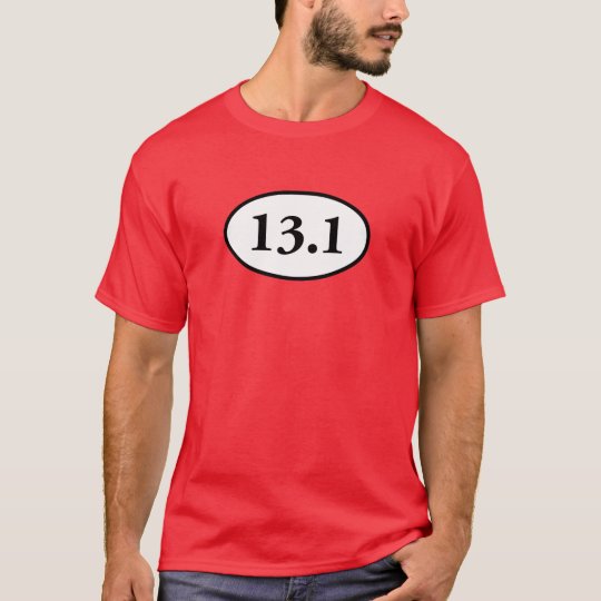 13.1 Half Marathon Oval T-Shirt