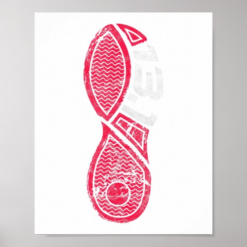 131 Half Marathon Running Shoes Runner Marathoner Poster