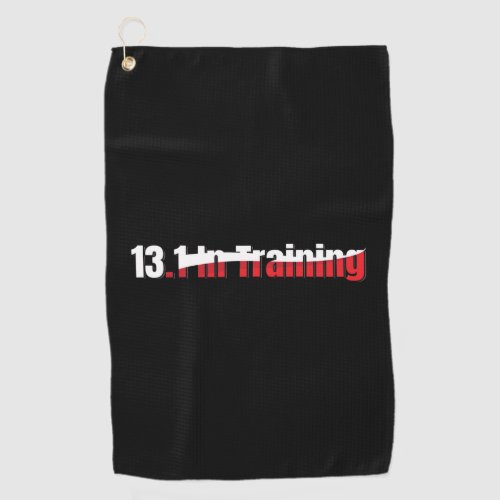 131 in Training _ Abstract Half_Marathon Running Golf Towel