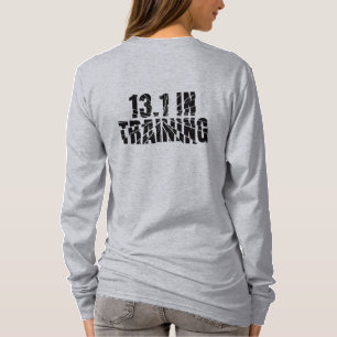 13.1 In Training Half Marathon Runner Broken Glass T-Shirt