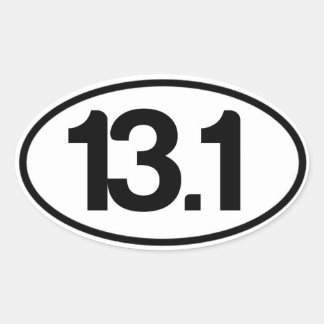 13.1 Sticker (Half Marathon Sticker)