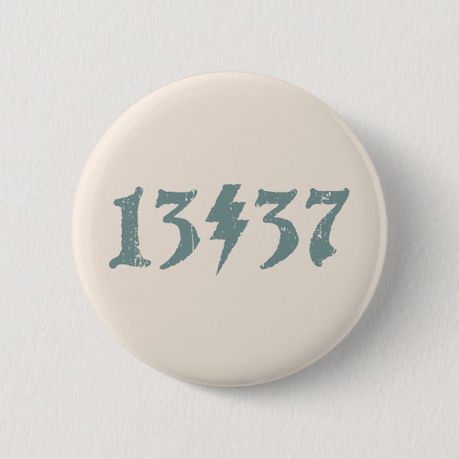 13/37 PINBACK BUTTON (Front)