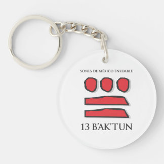 13 Baktun Keychain by Sones de Mexico WHITE