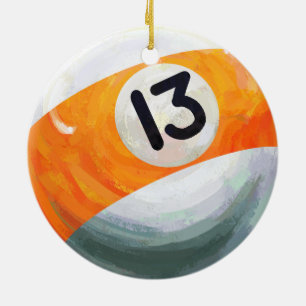 13 Ball Ceramic Ornament