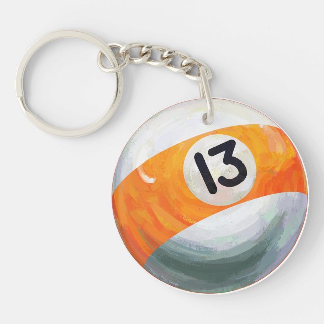 13 Ball Keychain (Front)