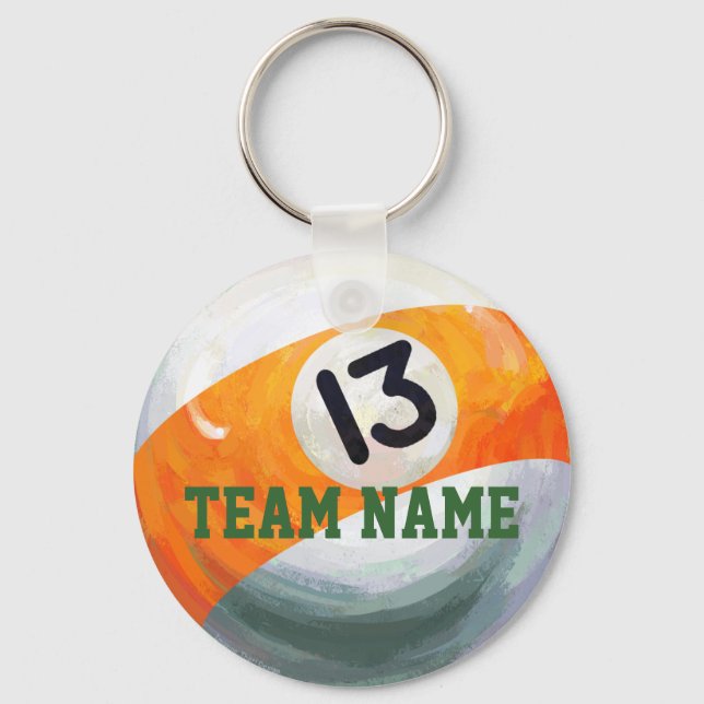 13 Ball Keychain (Front)