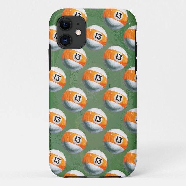 13 Ball Painted Pattern Case-Mate iPhone Case (Back)