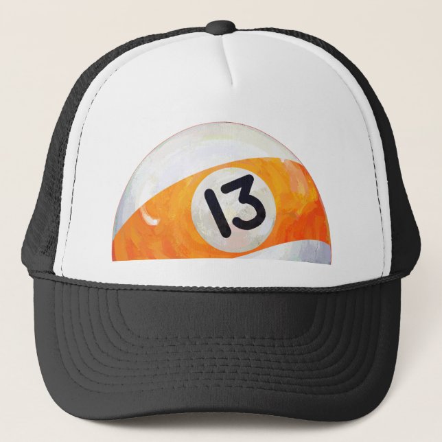 13 Ball Trucker Hat (Front)