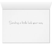 13 Black Cats Lucky Card (Inside Horizontal (Bottom))