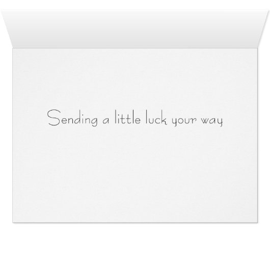 13 Black Cats Lucky Card (Inside Horizontal (Bottom))