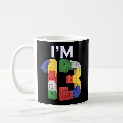 13 Building With Blocks Bricks 13Th Coffee Mug