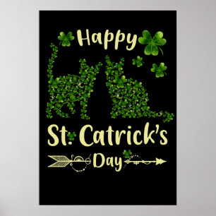 13 Cute Patrick Shirt Gift Happy St Catrick's Day  Poster