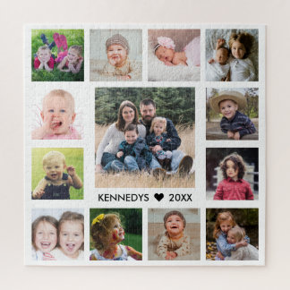 13 Family Photo Collage Create Your Own Jigsaw Puzzle