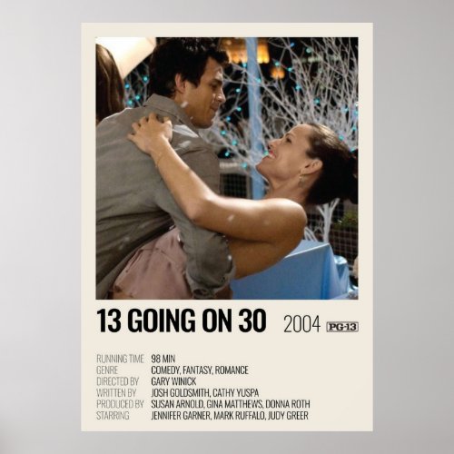 13 Going On 30 2004 movie Poster