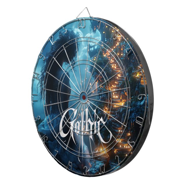 #13 Gothic Fun  Dart Board (Front Right)