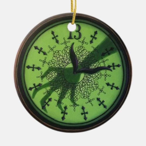 13 Hour Clock Ornament