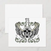 13 Hour Skull Clock Pattern (Front/Back)