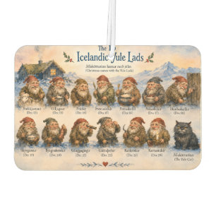 13 Icelandic Yule Lads Christmas in Iceland Air Freshener