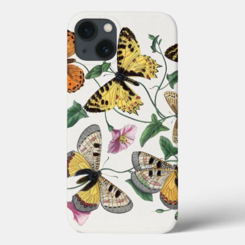 13 Iphone Pretty Butterfly Vintage Illustration iPhone 13 Case