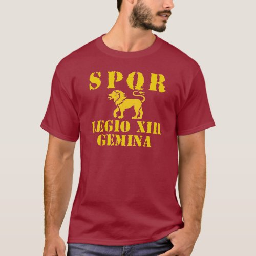 13 Julius Caesar 13th Gemini Roman Legion T_shirt