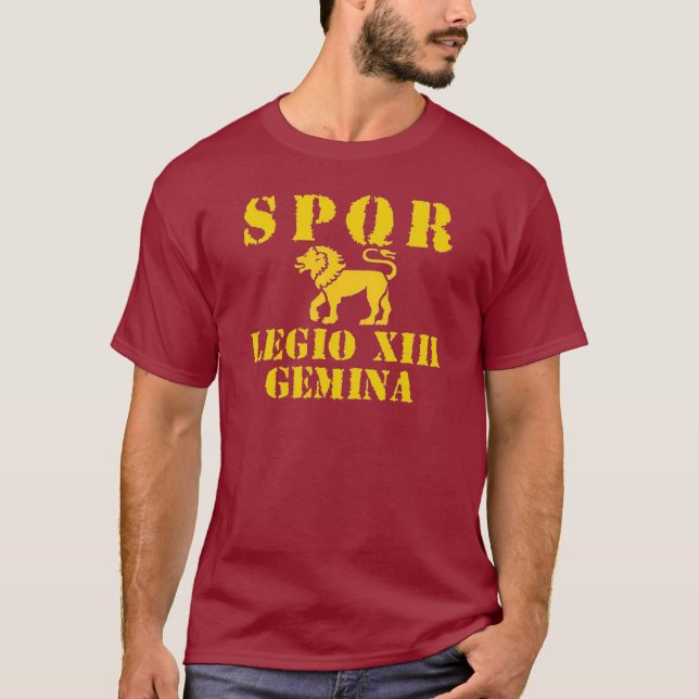 13 Julius Caesar 13th Gemini Roman Legion T-shirt (Front)