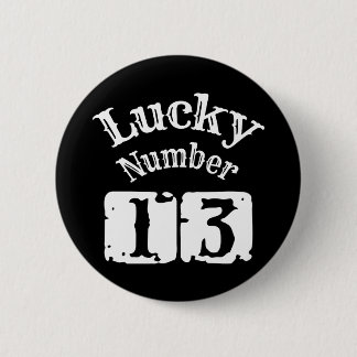 13 - Lucky Number 13 Luck Button