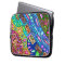13' neoprene laptop sleeve with abstract artwork