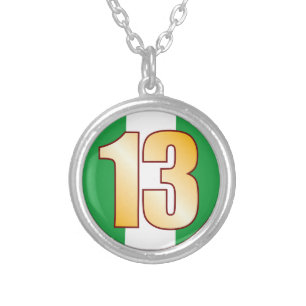 13 NIGERIA Gold Silver Plated Necklace