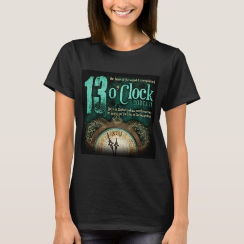 13 OClock Fancy Logo Black Shirt