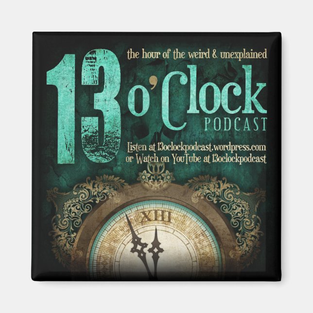 13 O'Clock Fancy Logo Magnet (Front)
