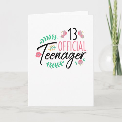 13 Official Teenager Girls Birthday Gift