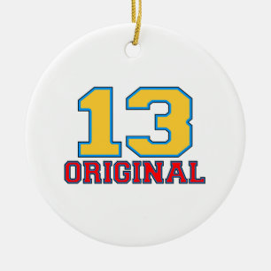 13 Original Birthday Designs Ceramic Ornament
