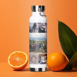 13 Photo Collage - One big pic in the Center Water Bottle<br><div class="desc">Add 13 photos to this fun photo montage. This design includes 13 photos that cover the entire bottle design area. 
Use your favorite photo or pictures to make a fun keepsake to share with friends.</div>