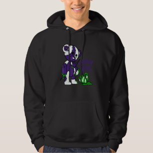 13 Retro Court Purple Match Number 23 Drip Broken Hoodie