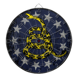 13 Star American Flag and Snake Dart Board