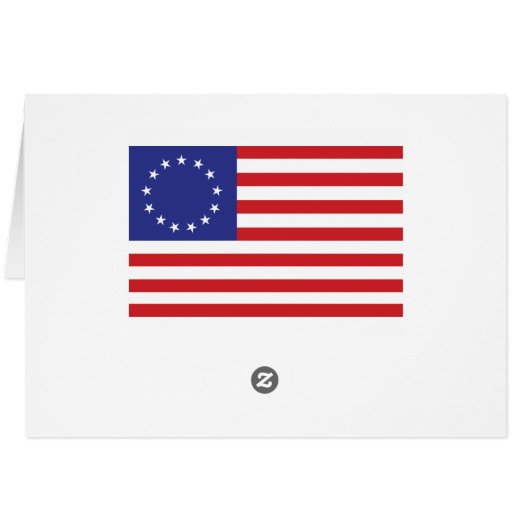 13-Star United States Flag (Back Horizontal)