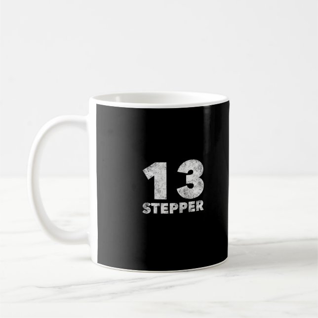 13 Stepper - Alcoholic Clean And Sober Coffee Mug (Left)